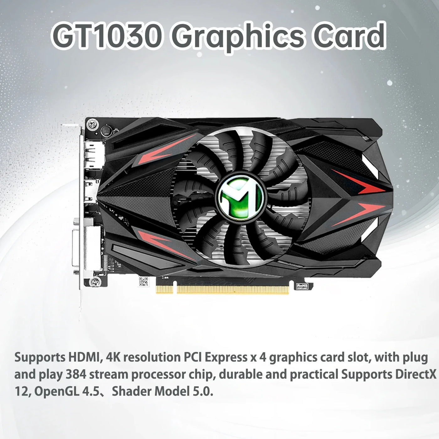 USED Gaming Graphic Cards GT 1030 Transformers 4GB DDR4 Nvidia GPU Desktop Video Card DVI Computer components Full New