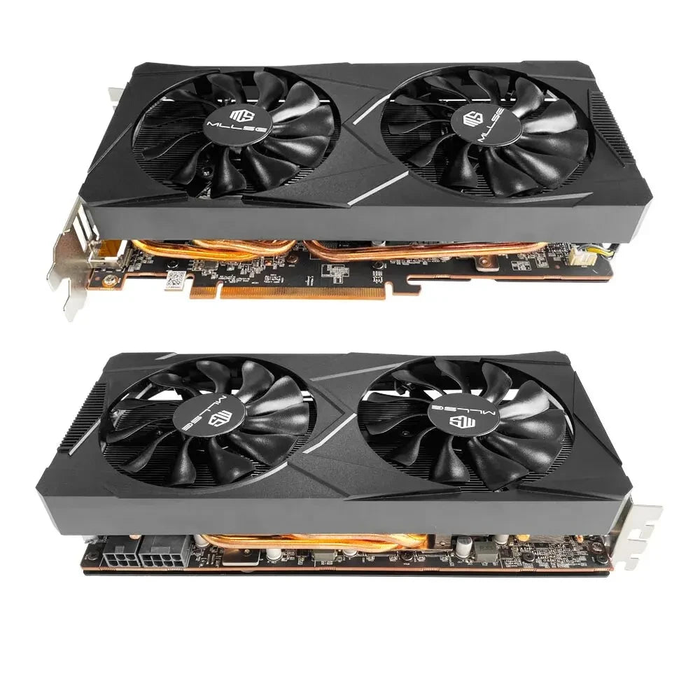 USED AMD RX 5700 XT 8GB Graphics Card GDDR6 256Bit PCI-E 4.0×16 6+8Pin Radeon GPU Rx 5700XT Gaming Video Card Placa De Video