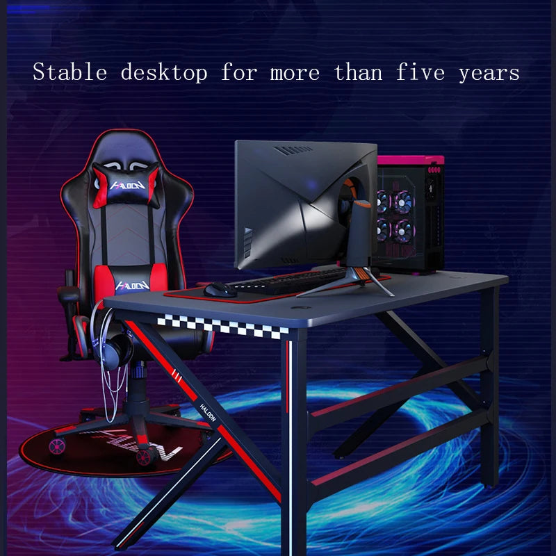 Gaming Chair Table Desktop Computer Silla Gamer Desk Cross Border Esports Cadeira Gamer Full Set Of Competitive Laptop Stand