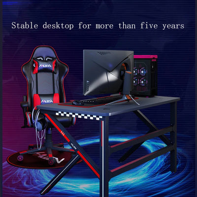 Gaming Chair Table Desktop Computer Silla Gamer Desk Cross Border Esports Cadeira Gamer Full Set Of Competitive Laptop Stand