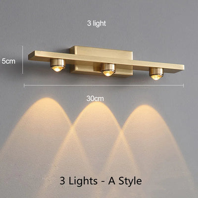 Modern Creative Bathroom Mirror Front Lamp Hotel Mirror Cabinet LED Mirror Lamps Living Room Bedroom Makeup Art Wall Lights Lamp