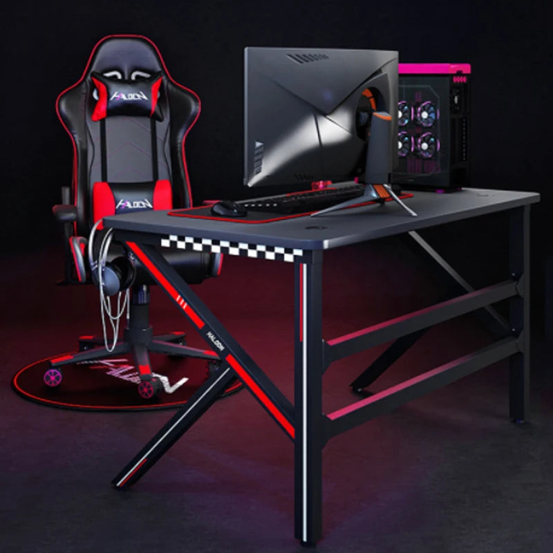 Gaming Chair Table Desktop Computer Silla Gamer Desk Cross Border Esports Cadeira Gamer Full Set Of Competitive Laptop Stand