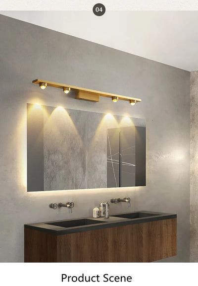 Modern Creative Bathroom Mirror Front Lamp Hotel Mirror Cabinet LED Mirror Lamps Living Room Bedroom Makeup Art Wall Lights Lamp