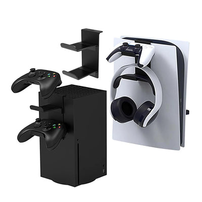 Game Console Hanging Rack Headset Gaming Controller Holder Headphone Storage Hanger Mount Accessory for Home Net Bar