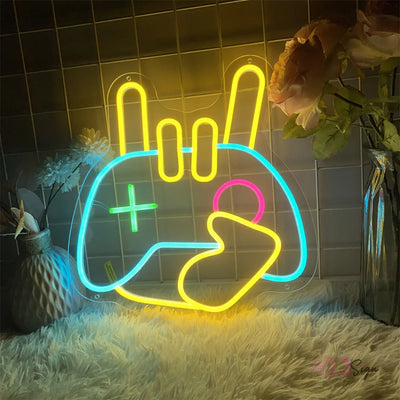 Gaming Neon Led Sign Game Room Bedroom Wall Decor Neon Lights Internet Neon Night Lights Party Bar Club Boys Girls Gamer Signs