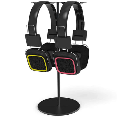 Aluminum Double Headphone Stand For Desk PC Gaming Headsets Holder, Headphones Stand, Hanger Desk Display,Dual Balance