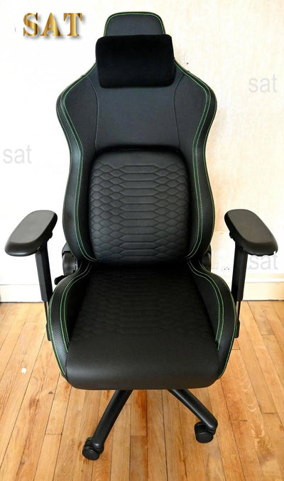 free sample leather XL razer gaming chair black high back computer race chair silla gamer