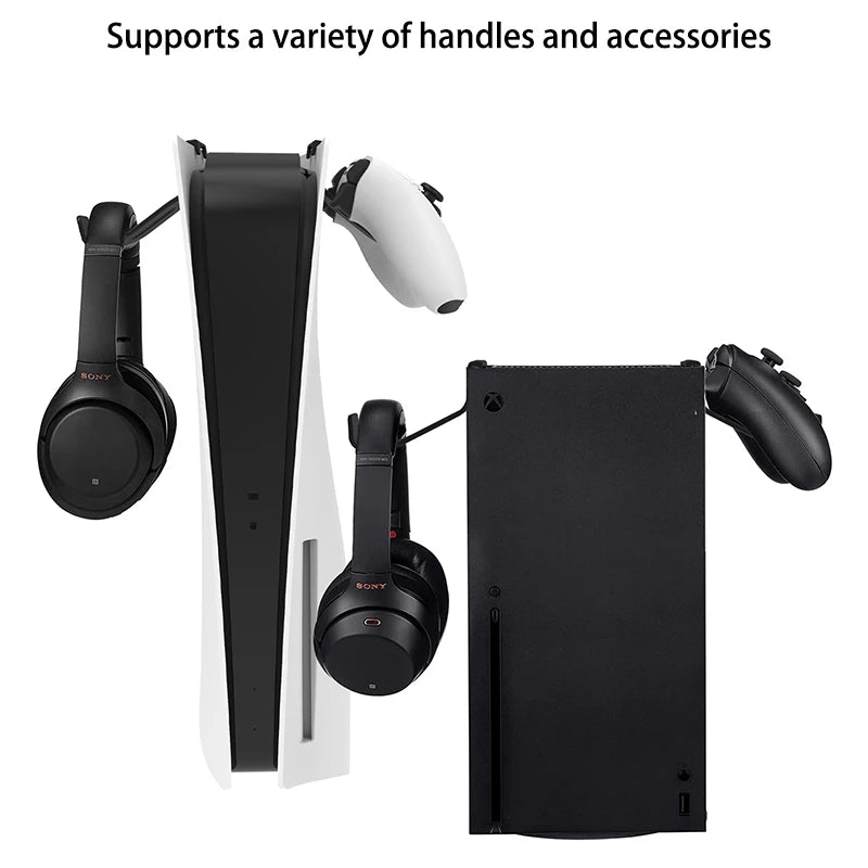 Universal Headphone Stand Wall Mount Holder Hanger for Play Station 5 Console Gaming Headset Hanging Bracket Storage Rac ﻿