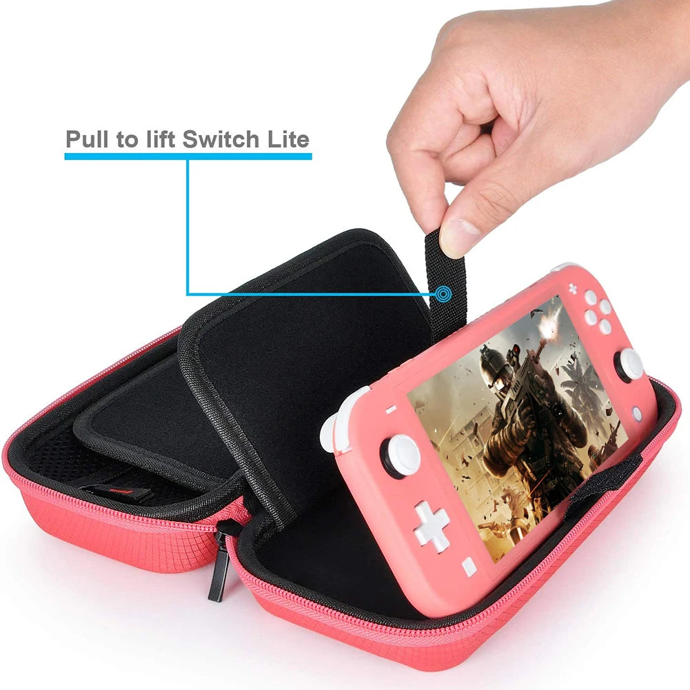 For Nintendo Switch Lite Console Storage Bag Protective Shell Hard Case Cover for Nintendo Switch Lite Carrying Bag