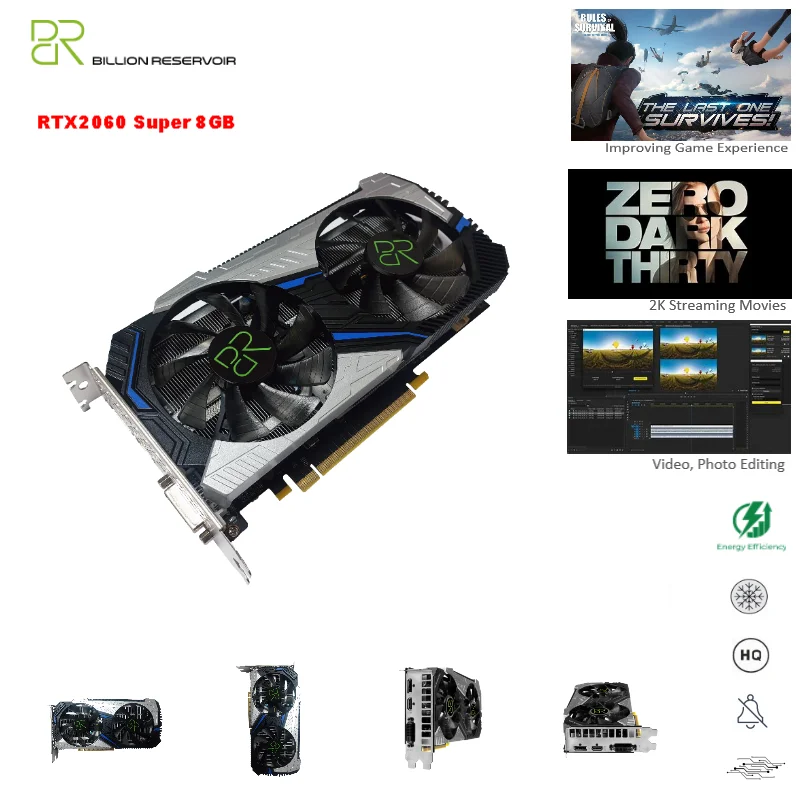 2024 USED RTX 2060 Super 8GB Graphics Card