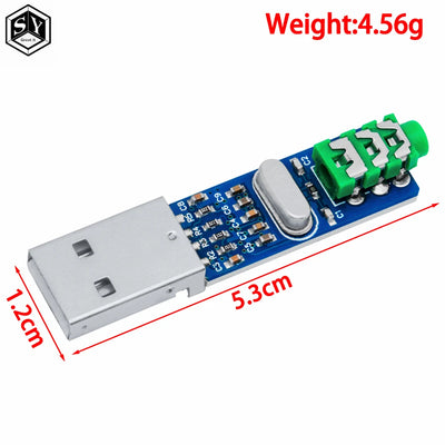 5V Mini PCM2704 USB DAC HIFI USB Sound Card USB Power DAC Decoder Board Module For Arduino Raspberry Pi 16 Bits