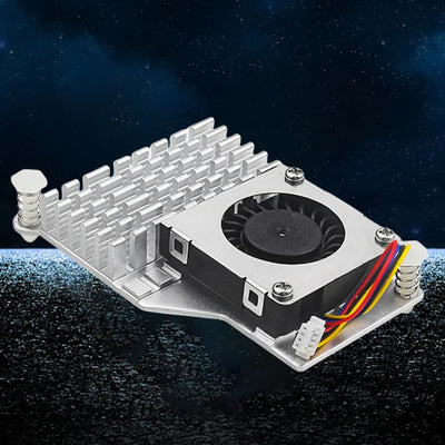 For Raspberry Pi 5 Active Cooler Official Fan Heatsink Compatible Holder Metal Heatsink Radiator Cooling Radiator