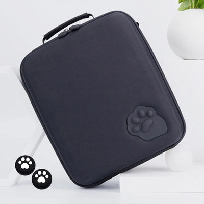 Kawaii Carrying Travel Case for Nintendo Switch/Switch OLED Console Pouch Bag Gaming Accessories with Free Thumbstick Grips