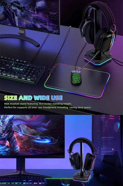 Headset Stand for Gaming Headsets Creative Earphone Holder Display Headphone Stand Desk Gaming Headphone Stand Headset Stand