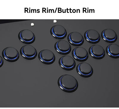 Haute42- COSMOX Hitbox Fighting Gaming Joystick For PC/PS3/PS4/PS5/XBOX Switch Steam Leverless Controller Rims Rim Button Rim