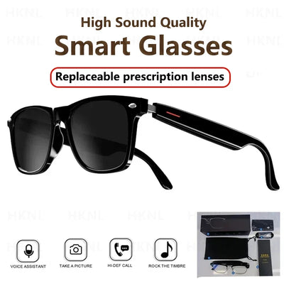 Control Camera Smart Music Sunglasses Earphones Wireless Bluetooth Headset HIFI Sound Headphone Driving Glasses Hands-free Call