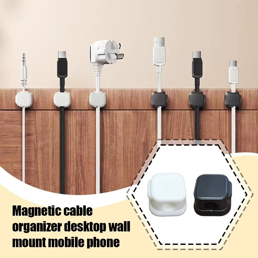 Magnetic Cable Organiser Adjustable Cord Holder