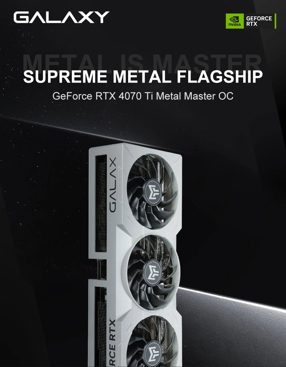 Placa gráfica USED RTX 4070Ti, Metal Master OC, 12GB GDDR6X, 192Bit, RTX 4070Ti, 12 placas de vídeo VHPWR Gaming GPU, Novo