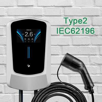 AFAX EV Charger Type 2 IEC62196-2 APP Wifi Control 21KW 3 Phase Electric Vehicle Car Charging Station EVSE Wall Box with Cable