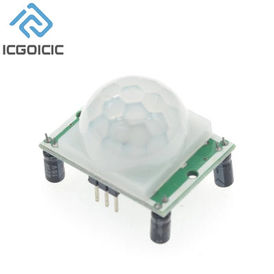 HC-SR501 Adjust IR Pyroelectric Infrared PIR Motion Sensor Detector Module For Arduino For Raspberry Pi Kits + Case