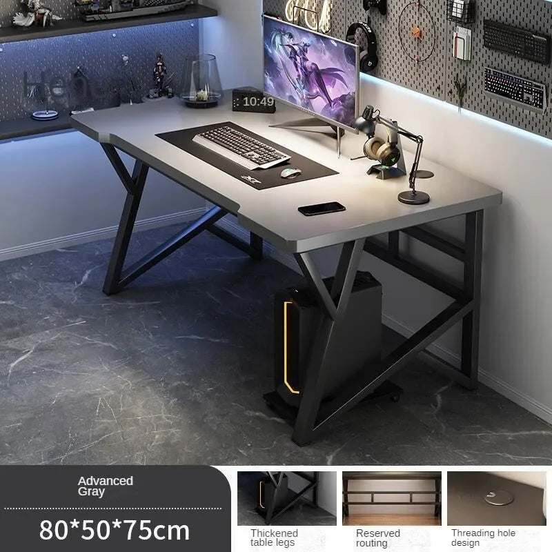 Desktop Gaming Tables Light Luxury Computer Desks Bedroom Desk Simple Office Desk and Chair Set Home Wooden Study Table