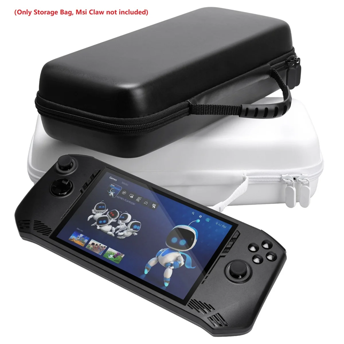 Portable Storage Bag Carrying Case for Claw Game Console EVA Waterproof and Anti Drop Protective Handbag Black