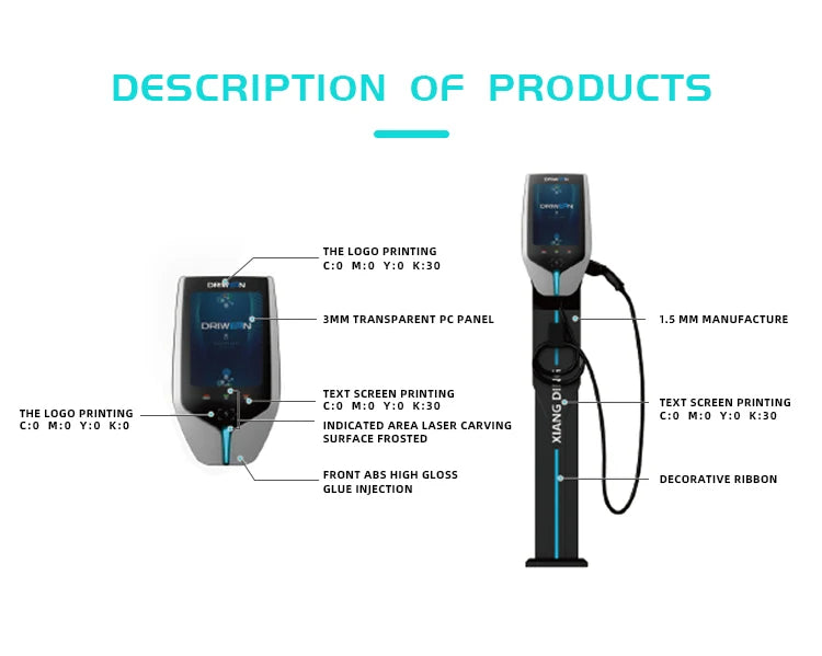 Station With App Mobile Phone Program Controller Ev Charging Station Electric Car /Solar Charging Station