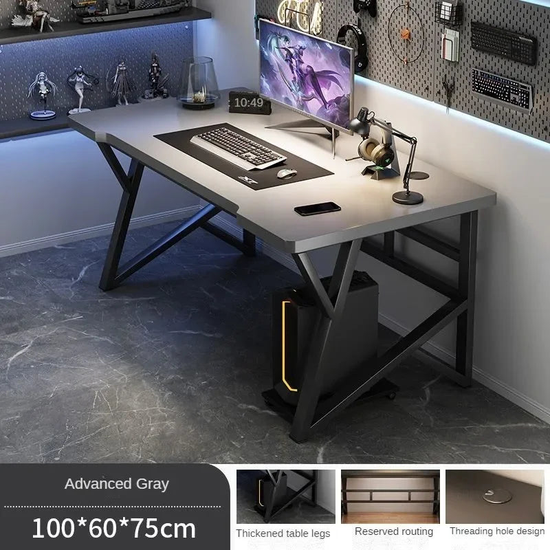 Desktop Gaming Tables Light Luxury Computer Desks Bedroom Desk Simple Office Desk and Chair Set Home Wooden Study Table