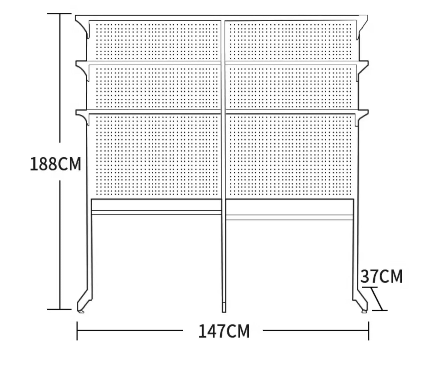 Hole board, non-punch shelf, storage shelf, gaming table shelf, floor-to-ceiling standing computer desk, wrought iron shelf