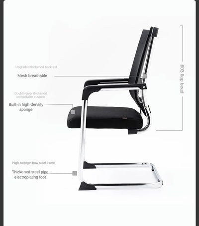 Comfortable Conference Chair with Arch-Shaped Design for Long Sitting Sessions,ergonomic,Arch-Shaped Gaming Chair Computer Chair