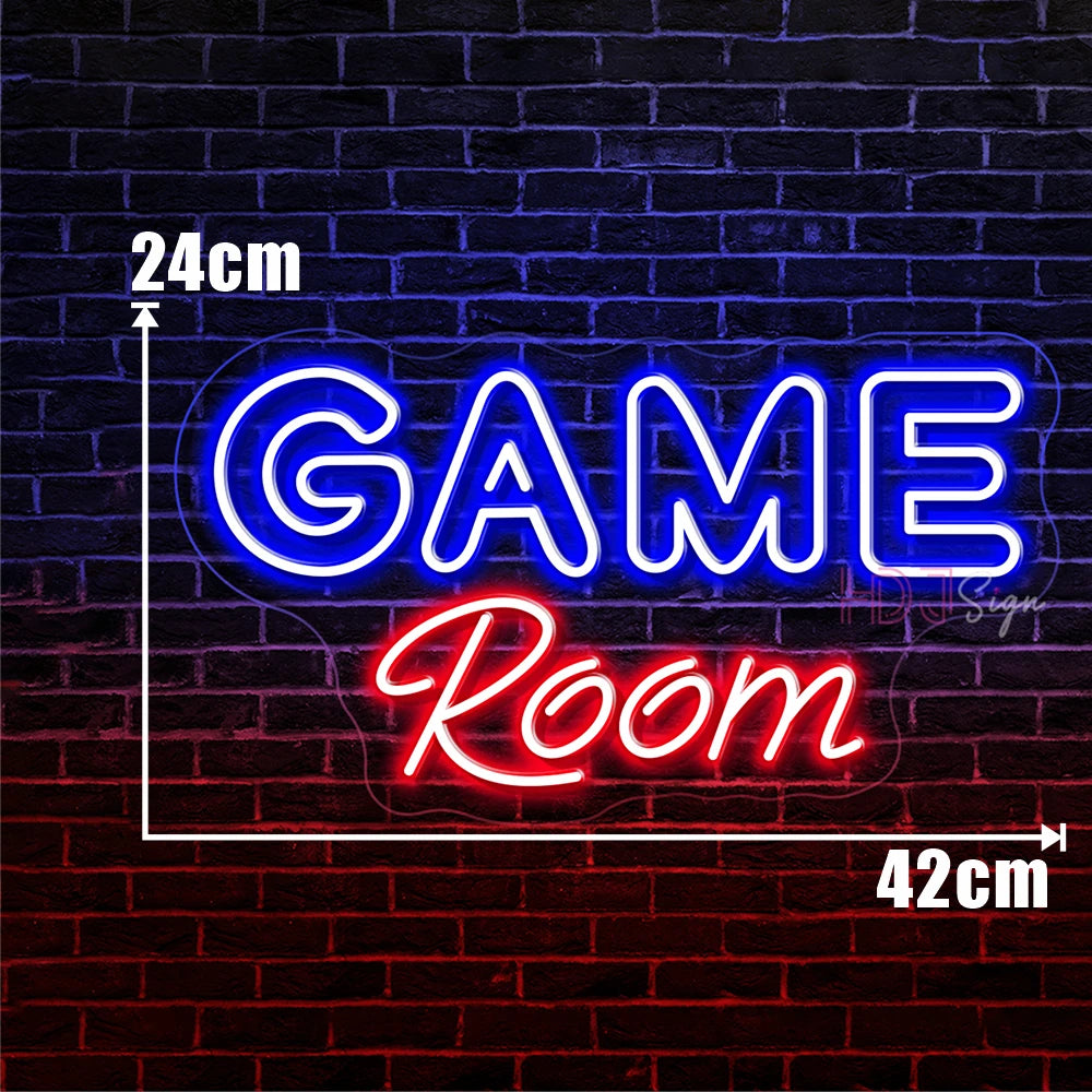 Neon Led Sign Gamer Boy Girl Room Decor Bedroom Wall Hanging Neon Sign Led Light USB Party Decor Birthday Neon Lights Cool Gifts