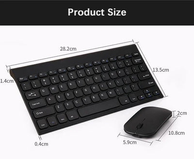 2.4G Wireless Rechargeable Keyboard Mouse