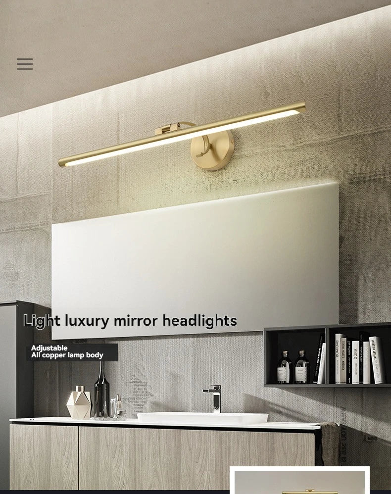 Modern Led Bathroom Light Wall Lamp Indoor Lighting Home Decor Bedroom Sconce Light Fixture Decor Mirror Front Lamp