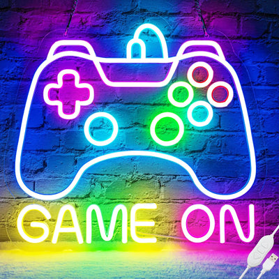 Game Zome Neon Sign LED Wall Decor USB Powered  Acrylic For Gaming Lighting Bedroom Bedside Wall Decor Gamer Party Birthday Gift