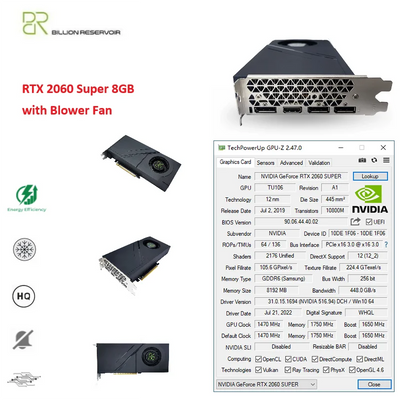 2024 USED RTX 2060 Super 8GB Graphics Card