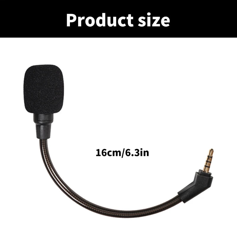 Quality Replacement Mic Boom for ROG Theta 7.1 Headsets Microphone Boom for Consoles and PC Gaming Headsets Office Use