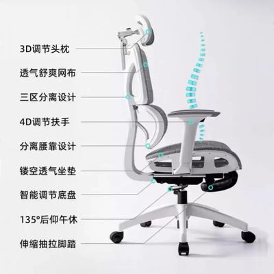 Ergonomic Computer Chair Comfortable Home Gaming Chair Dormitory Reclining Mesh Fabric 컴퓨터 의자 Стул Furniture Стул Компьютерный