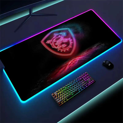 Led Light Mats Gamepad Extra Large Mouse Pad 120x60cm Speed Setup Gaming Desk Mat Notebooks Gamer Mousepad Dragon ROG Rgb for Pc