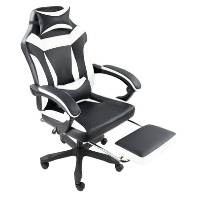 KKTONER Ergonomic Gaming Chair for E-Sport Racing Computer Swivel Height Adjustable with Armrest High Back Headrest and Lumbar