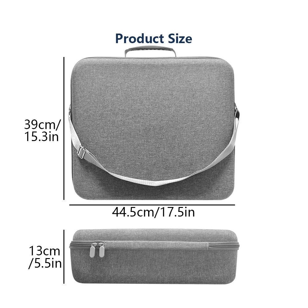 Organizer Case For PS5 Pro Game Console Storage Bag Crossbody Bag Shockproof Carry Bag EVA Hard Protective Bag Accessories