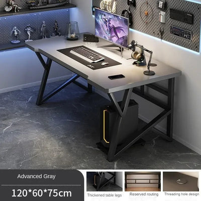 Desktop Gaming Tables Light Luxury Computer Desks Bedroom Desk Simple Office Desk and Chair Set Home Wooden Study Table