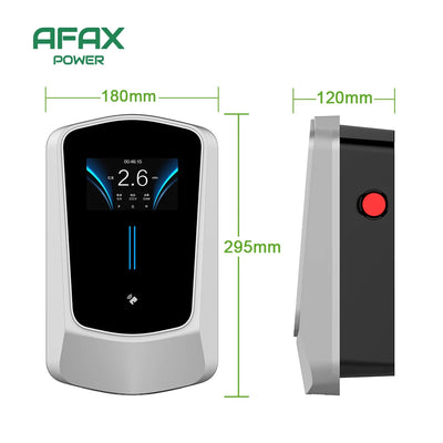 AFAX EV Charger Type 2 IEC62196-2 APP Wifi Control 21KW 3 Phase Electric Vehicle Car Charging Station EVSE Wall Box with Cable