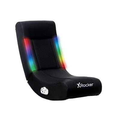 Solo RGB Floor Rocker Gaming Chair, Black Mesh 29.33 in x 14.96 in x 24.21 in