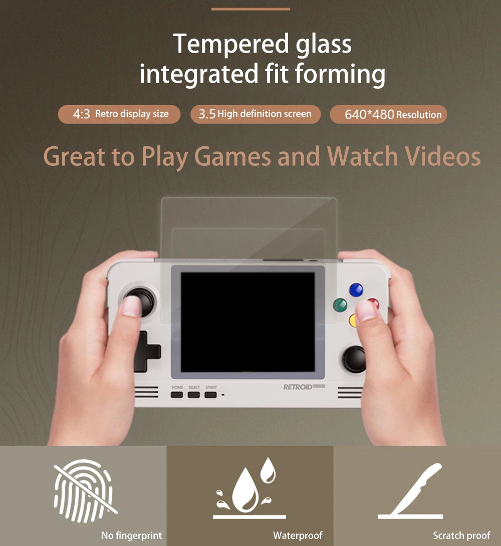 New Arrival Retroid Pocket 2 Retro Game Pocket Console 3.5-inch IPS Screen Android Gaming System Switching 3D Games Handheld