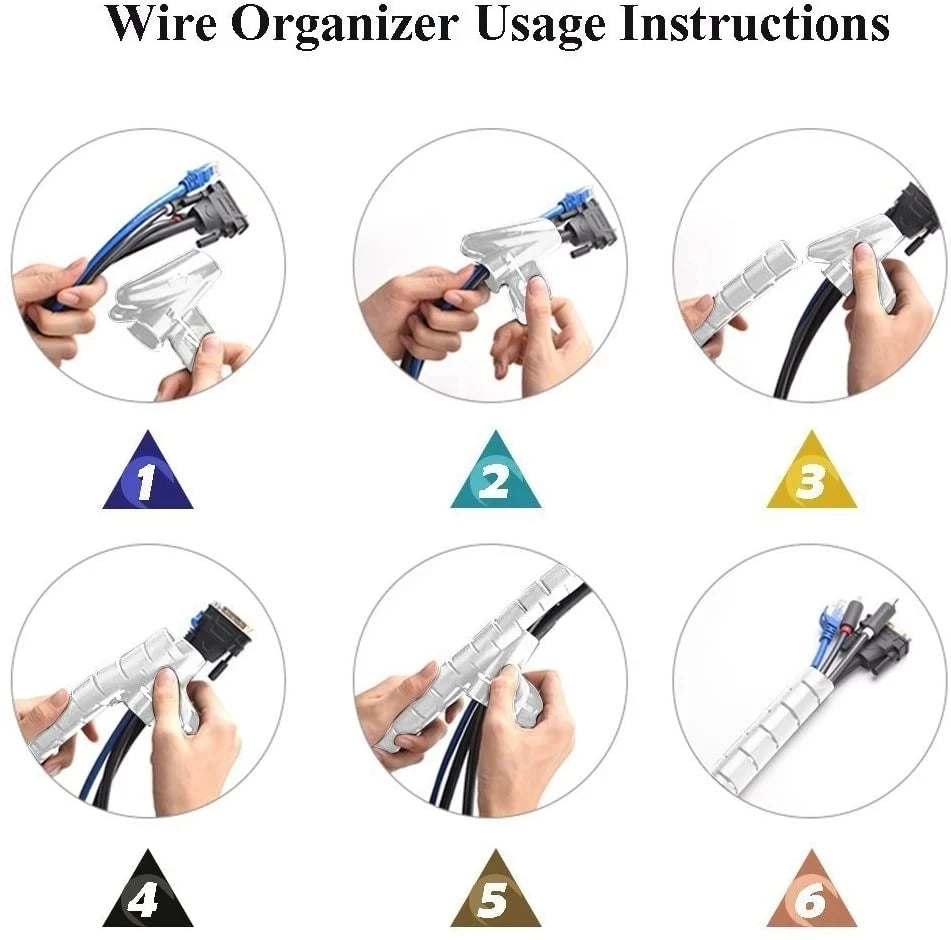 2/1M Flexible Spiral Cable Wire Protector