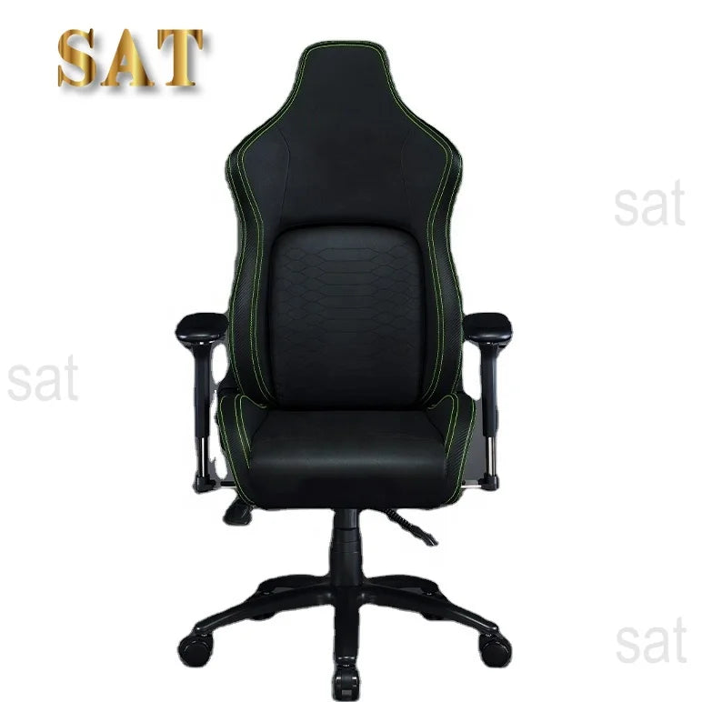 free sample leather XL razer gaming chair black high back computer race chair silla gamer