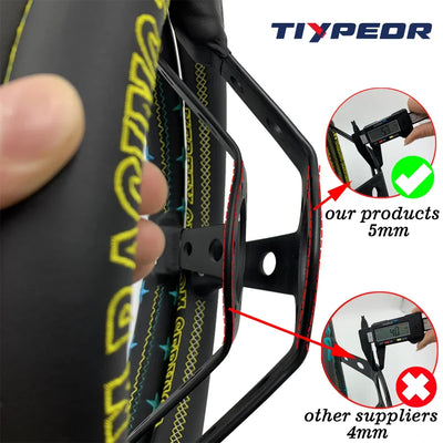 Tiypeor 350mm Flat Simulator Car Gaming Steering Wheel Controller For PC Game Steer Wheel