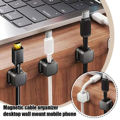 Magnetic Cable Organiser Adjustable Cord Holder