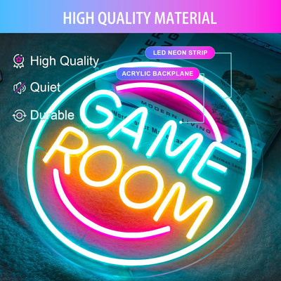 Game Zome Neon Sign LED Wall Decor USB Powered  Acrylic For Gaming Lighting Bedroom Bedside Wall Decor Gamer Party Birthday Gift