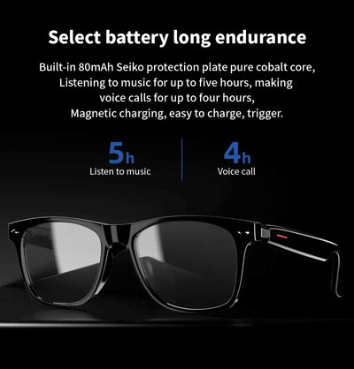 Control Camera Smart Music Sunglasses Earphones Wireless Bluetooth Headset HIFI Sound Headphone Driving Glasses Hands-free Call